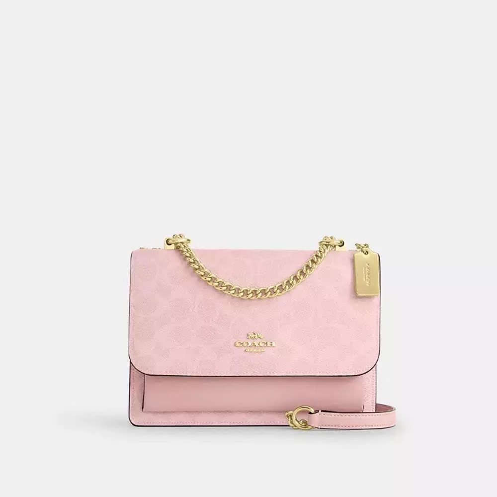 Nwt Coach Klare Crossbody Bag In Signature CAL29 Powder Pink
